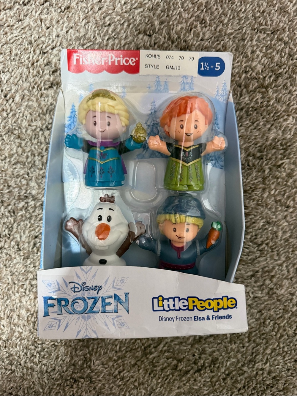 Fisher price little people dinsey frozen figures
